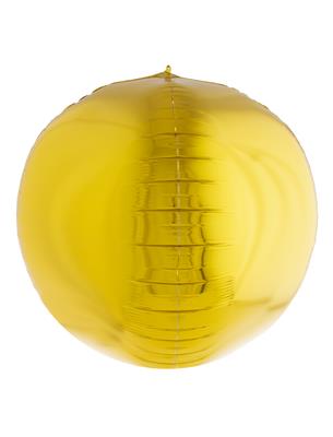 Folieballon 32" 3D bol vormig goud