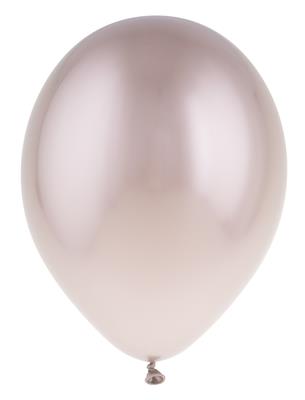 12 ballonnen 12" chroom rosé goud