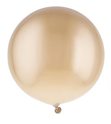 12 ronde ballonnen 13.8" chroom goud