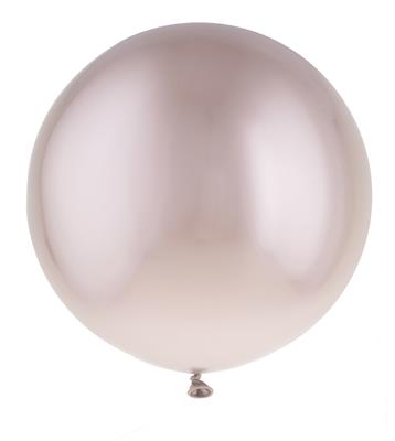 12 ronde ballonnen 13.8" chroom rosé goud