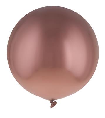 12 ronde ballonnen 13.8" chroom koper