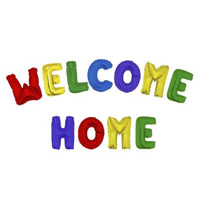 Ballonnenset 16" Welcome Home multicolor