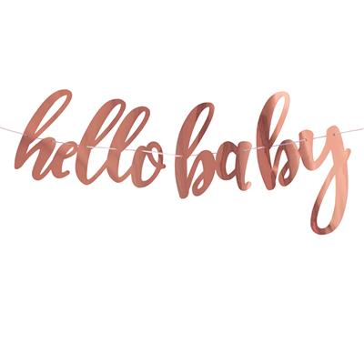 Slinger Hello Baby 360 cm rosé goud