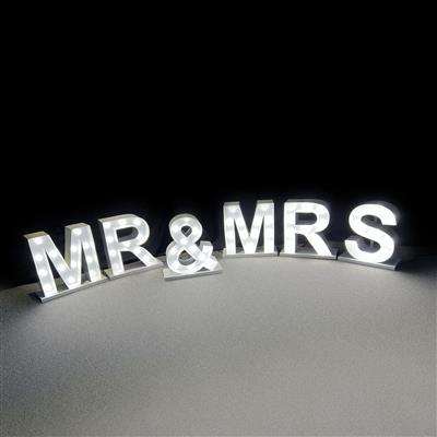 Led lichtbak Mr & Mrs