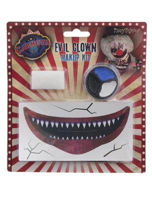 Make-up set horror clown 5dlg