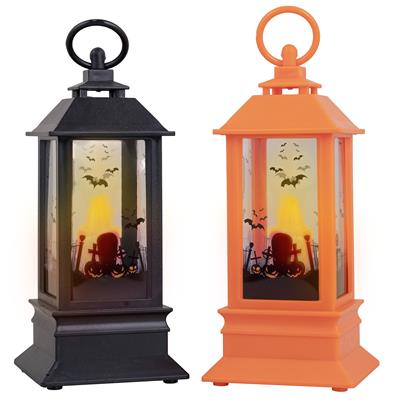 2 Halloween lantaarns met licht en geluid