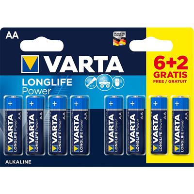 Varta longlife power alkaline AA LR6 batterijen