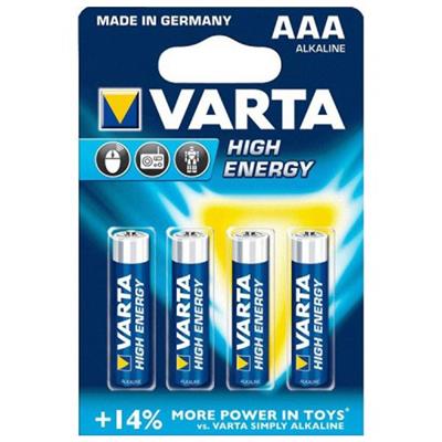 Varta High Energy alkaline AAA LR3 batterijen