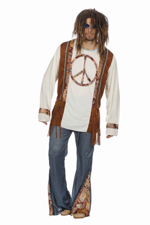 Muildier makkelijk te gebruiken ergens bij betrokken zijn Koop Hippie/peace pak voor mannen | Robbies Feestkleding