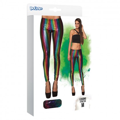 Legging Regenboogzeemeermin (M stretch)