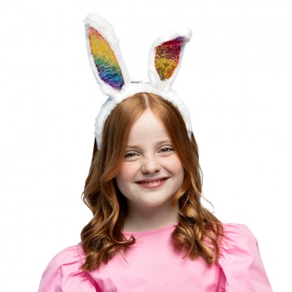 St. Tiara Rainbow bunny