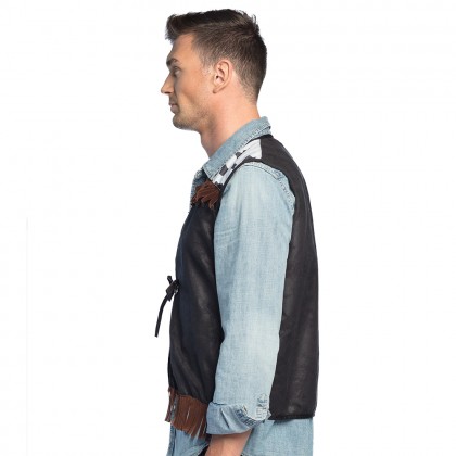 Vest Western zwart (L/XL)