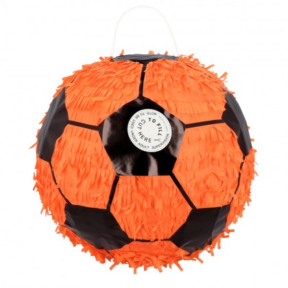 St. Piñata Voetbal oranje (Ø 30 cm)