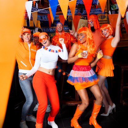 St. Hawaïkrans Holland oranje/rood/wit/blauw