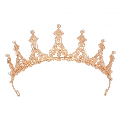 Metalen tiara Royal Elizabeth