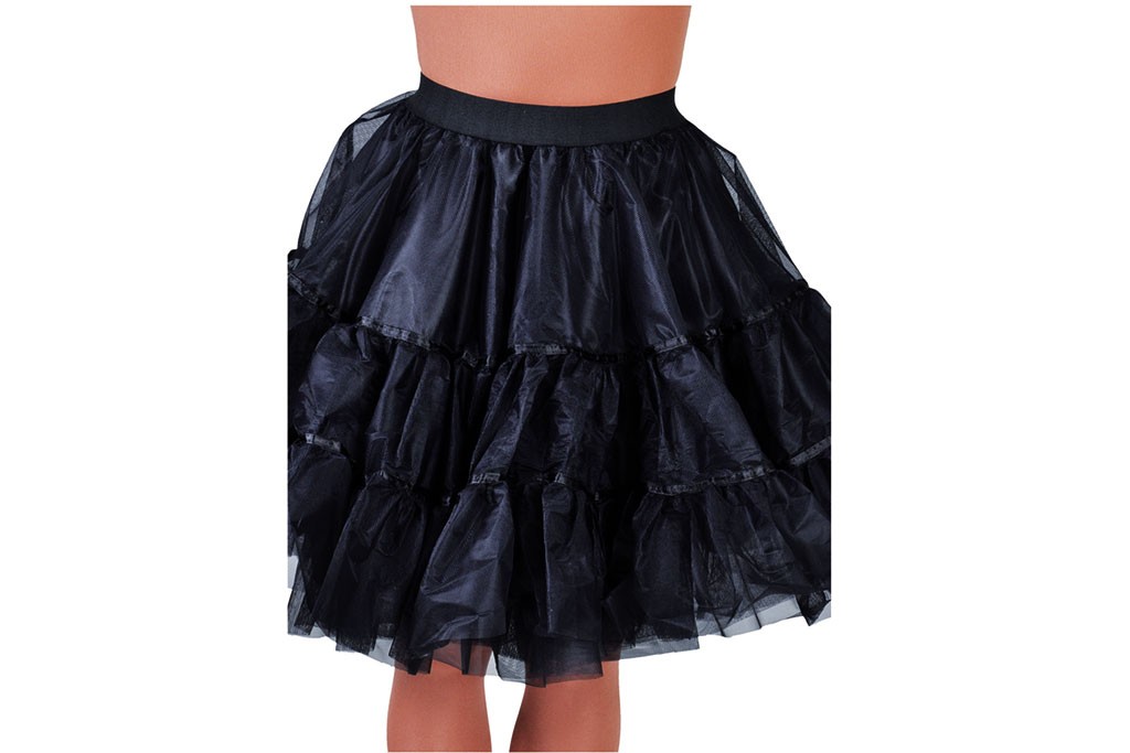 Nauw Dankzegging Tether Koop Petticoat zwart lang | Robbies Feestkleding